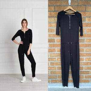 silou active london natalia black jumpsuit small
